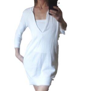 Diesel Black Gold 100% Cotton White Dress